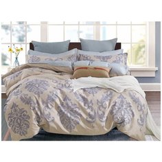 КПБ Cleo сатин набивной "Satin de Luxe" евро 200*220*1 230*250*1 50*70+5*2 70*70*2 31/735-SK