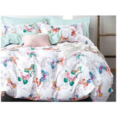 КПБ Cleo сатин набивной "Satin de Luxe" дуэт 150*210*2 230*250*1 50*70+5*2 70*70*2 41/672-SK