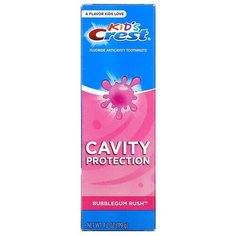 Crest Kids, Cavity Protection, Bubblegum Rush - Детская зубная паста (119 г)