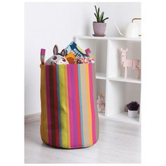 Корзина для игрушек "Строгая радуга" 35x50 см, toba-12439 Joy Arty