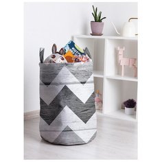 Корзина для игрушек "Зигзаг из прошлого" 35x50 см, toba-9018 Joy Arty