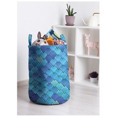 Корзина для игрушек "Мелкие чешуйки" 35x50 см, toba-2393 Joy Arty