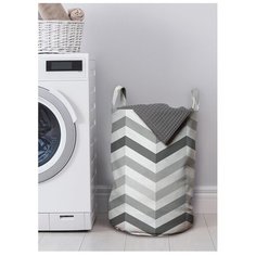 Корзина для хранения вещей JoyArty "Классические зигзаги" 35x50 см, gaba-10734