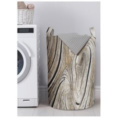 Корзина для хранения вещей JoyArty "Деревянный узор" 40x60 см, gaba-20375-L