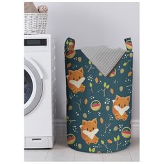 Корзина для хранения вещей JoyArty "Лисички в лесу" 40x60 см, gaba-73973-L