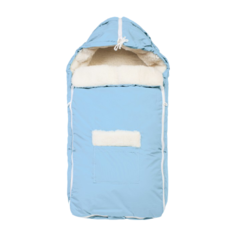 Конверт-мешок Ангелочки Конверт зимний 85 см голубой