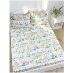 Простынь на резинке Сказка "Витамин Sea" 120х200 см