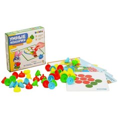 Развивающая игра «Умные колпачки: Мозаика», по методике Монтессори Iq Zabiaka