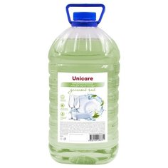 Концентрированный гель для мытья посуды «Зеленый чай» UNICARE, ПЭТ , 5л