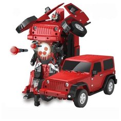 Радиоуправляемый робот трансформер Jeep Rubicon Red 1:14 - 2329PF MZ