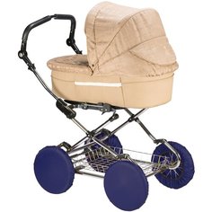 Чехлы на колеса для детской коляски на резинке ROXY-KIDS, 4 шт. цвет темно-синий