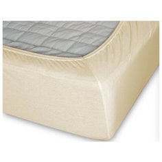 Простыня Cleo трикотажная на резинке 120*200*25 12/13 (экрю)