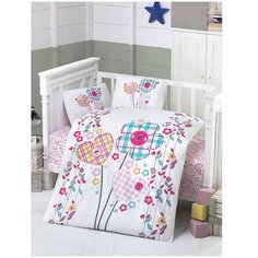 Детский комплект постельного белья Mixibaby Flowers