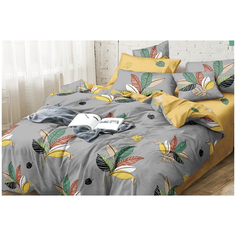 Постельное белье поплин 100% хлопок 2909П, 1.5-спальное, пододеяльник 145 х 215 см, наволочки 70х70 см Sleeping Place