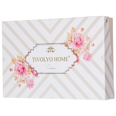 Комплект постельного белья Tivolyo home OLIVIA бирюзовый 1,5 сп