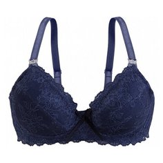 1725-54/80C Бюстгальтер с отстегивающейся чашечкой Mama Comfort р.80C синий