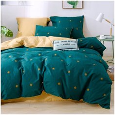 Комплект постельного белья СИТРЕЙД CPSR-008, Евро, простыня на резинке 180х200х30, наволочки 50x70, 70x70