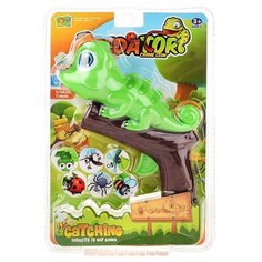 Интерактивная игрушка Oubaoloon Хамелеон, на листе (0668A-1)