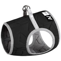 Шлея мягкая для собак Collar AiryVest ONE черная (XS4)