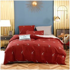 Комплект постельного белья СИТРЕЙД CPSR-018, 2-х спальный, простыня на резинке 140х200х30, наволочки 50x70, 70x70