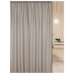 Портьеры ТД Текстиль 99476 на ленте 270 см бежевый