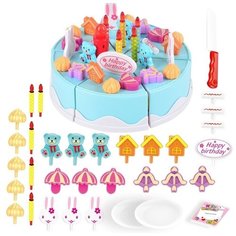 Набор продуктов Oubaoloon "Торт", 5 кусочков, в коробке (889-22B)