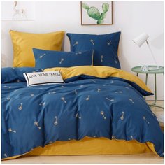 Комплект постельного белья СИТРЕЙД CPSR-022, Евро, простыня на резинке 180х200х30, наволочки 50x70, 70x70