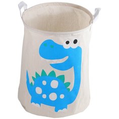 Корзина для игрушек Джамбо Тойз "Динозаврик", с ручками, хлопок, 45*45 см (JB0206663)