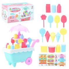 Тележка с мороженым Oubaoloon музыкальная, с подсветкой, в коробке (873)