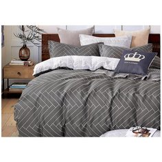 Постельное бельё "Cleo" печатный сатин; арт:SК-670;Размер:2.0