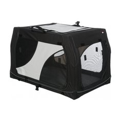 Переноска для животных Trixie Kennel 20, S, 61*43*46 см, чёрный/серый