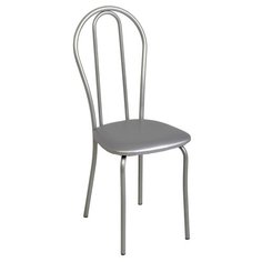 Стул "Венский 2" серебристый металлик/металлик 3538956 Доляна