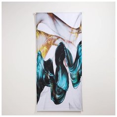 Штора рулонная, блэкаут 90х200 см "Иллюзия" цвет зеленый 5458179 Сима ленд