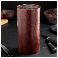 Подставка для ножей "Дерево" 22х11 см, с наполнителем 4461547 Сима ленд