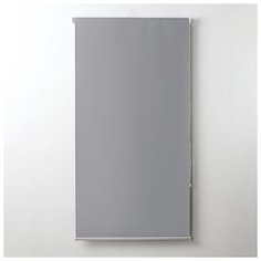 Штора рулонная 100х180 см "Механика. Блэкаут", цвет серый 4776732 Сима ленд