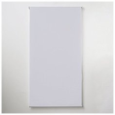 Штора рулонная 100х180 см "Механика. Блэкаут", цвет белый 4776736 Сима ленд