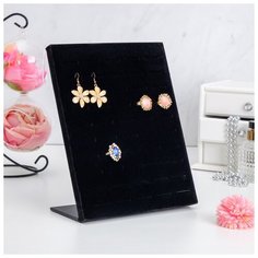 Подставка под кольца 50 колец, цвет чёрный 20*9,7*24 см 454770 Сима ленд