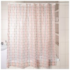 Штора для ванной "Капли", 180х180 см, EVA 3096024 Доляна