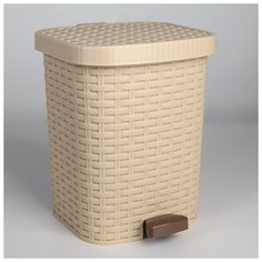 Контейнер для мусора 8 л "Артлайн" с педалью 1202084 Полимербыт