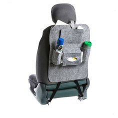 Органайзер на спинку сиденья 55 х 41 см, серый 3043376 Сима ленд