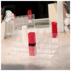 Органайзер д/хранения космет принад 24секц 16,6*11,8*7,3см 1721848 Сима ленд