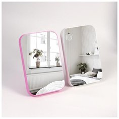 Зеркало наст пласт подст прям-к (1) 14*21/15*22см б/увел МИКС кор 4928114 Сима ленд