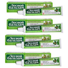 Лесной бальзам Зубная паста Кора дуба/Пихта при кровоточивости 75мл (4 шт в наборе)