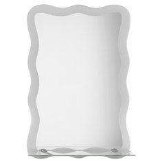 Зеркало «Облако», с пескоструйной графикой, настенное, с полочкой, 40,5×60 см 4348412 Сима ленд