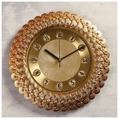 Часы настенные, серия: Интерьер, "Миа", плавный ход, 3 АА, d=40 см 5165285 Сима ленд