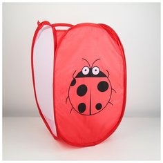 Корзина - сетка "Божья коровка", складная 32х32х52 см 4590400 Сима ленд