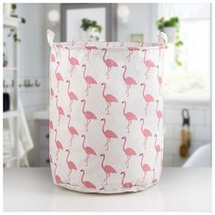 Корзина для белья "Фламинго" 35х35х60 см 3572012 Сима ленд