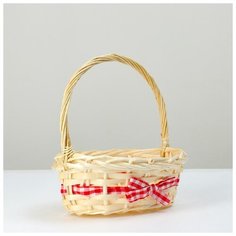 Корзина плетеная, 25х21х11х28, лоза 5464893 Сима ленд