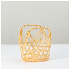 Корзина плетеная, 16х13х8/16, бамбук 5464896 Сима ленд