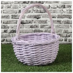 Корзина, 20×20×10/23 см, ива 4114167 Сима ленд